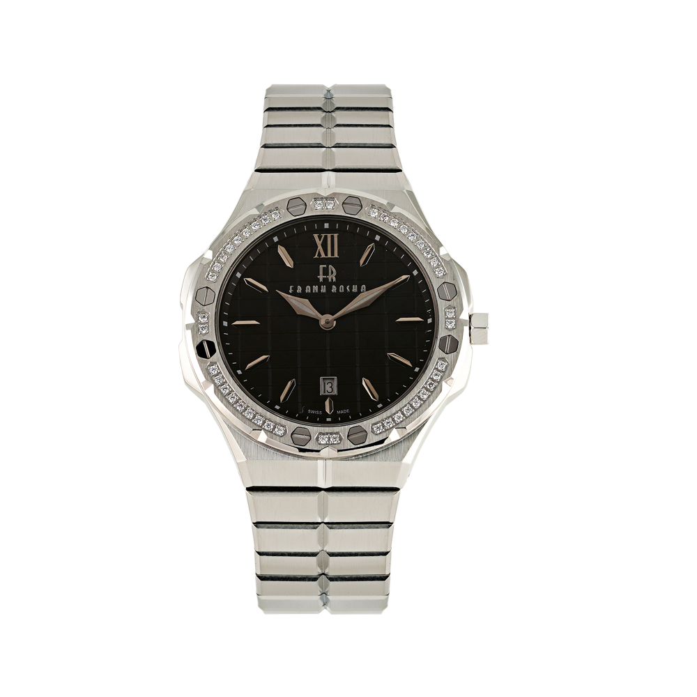 ساعة رجالية الماس ماركة فرانك روشا K1728S3