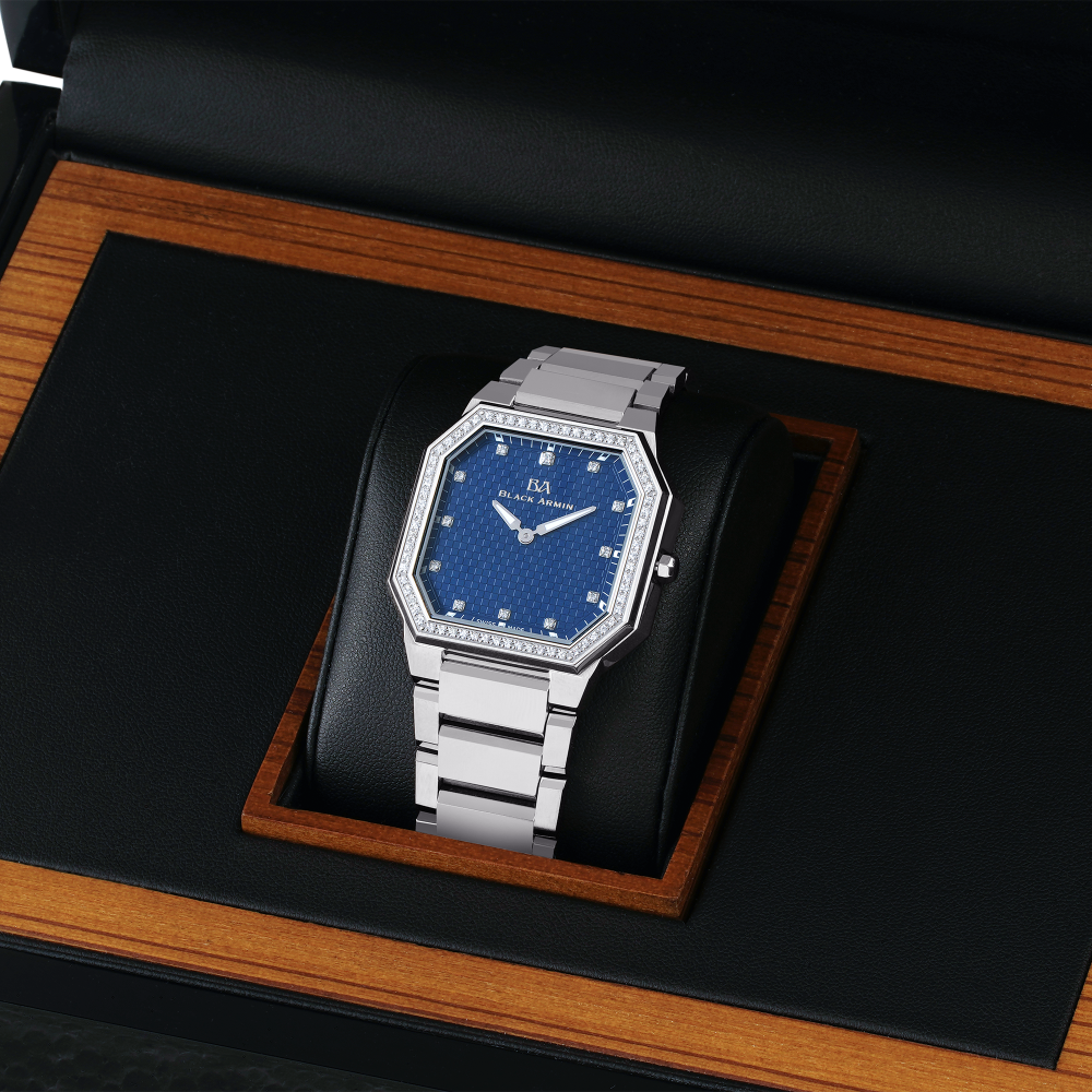 ساعة رجالية الماس ماركة بلاك آرمن K1798S02