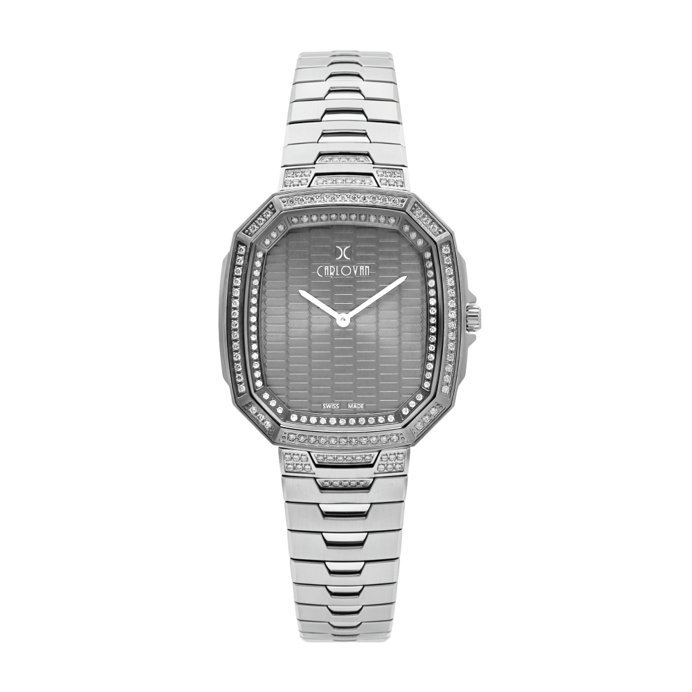 ساعة رجالية الماس ماركة كارلوفان KCN1780S05
