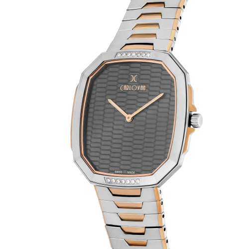 ساعة رجالية الماس ماركة كارلوفان KCN1780Z01