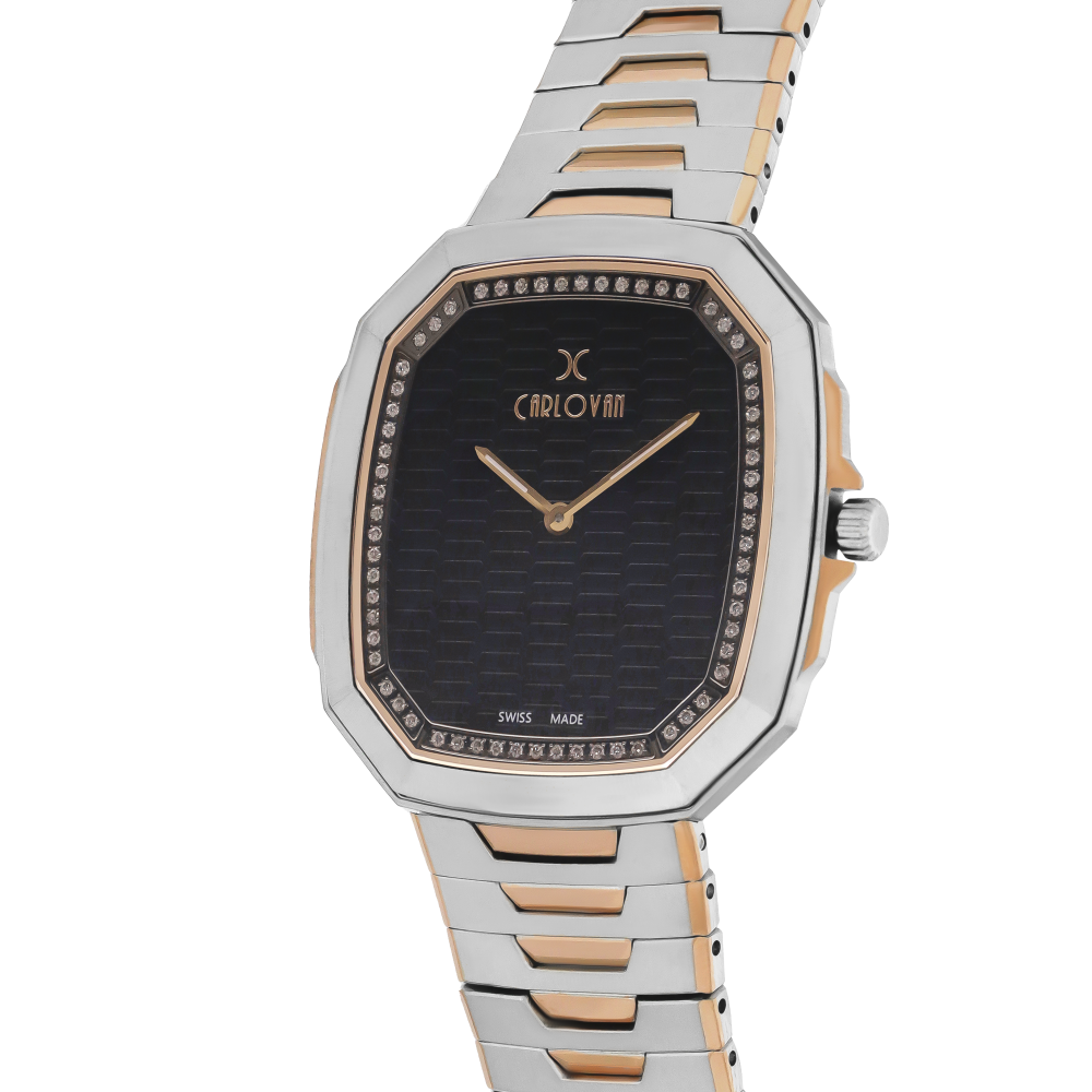 ساعة رجالية الماس ماركة كارلوفان KCN1780Z02