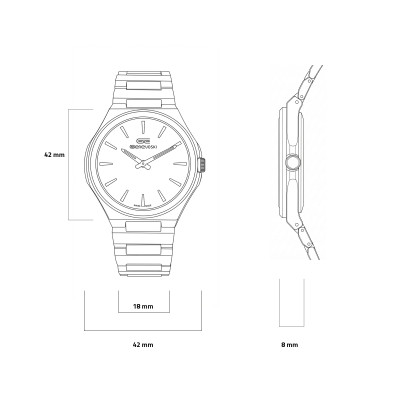 ساعة رجالية ماركةجينوفسكي  SGE1811S01