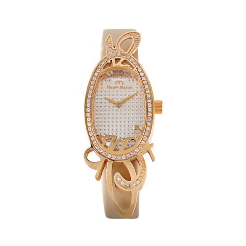 ساعة زركون نسائية ماركة ميشيل مارتن ZMM1068X04