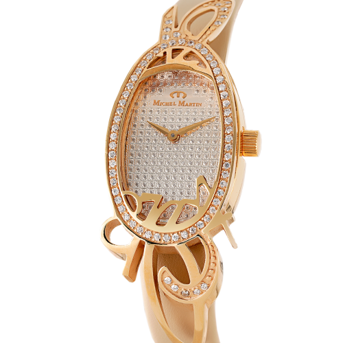 ساعة زركون نسائية ماركة ميشيل مارتن ZMM1068X04