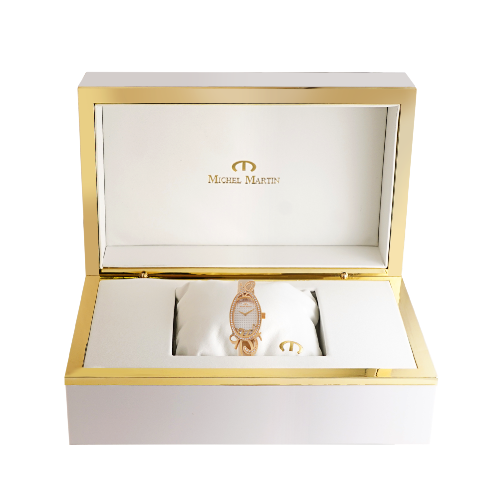 ساعة زركون نسائية ماركة ميشيل مارتن ZMM1068X04