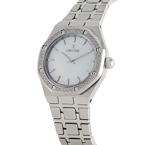 ساعة الماس نسائية ماركة كارلوفان KCN1750S02