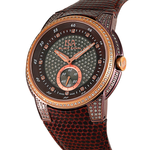 BLACK ARMIN Diamond Men's Watch 1154