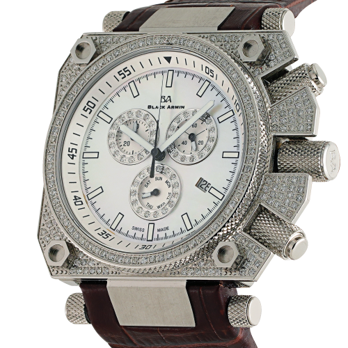 BLACK ARMIN Diamond Men's Watch 1567