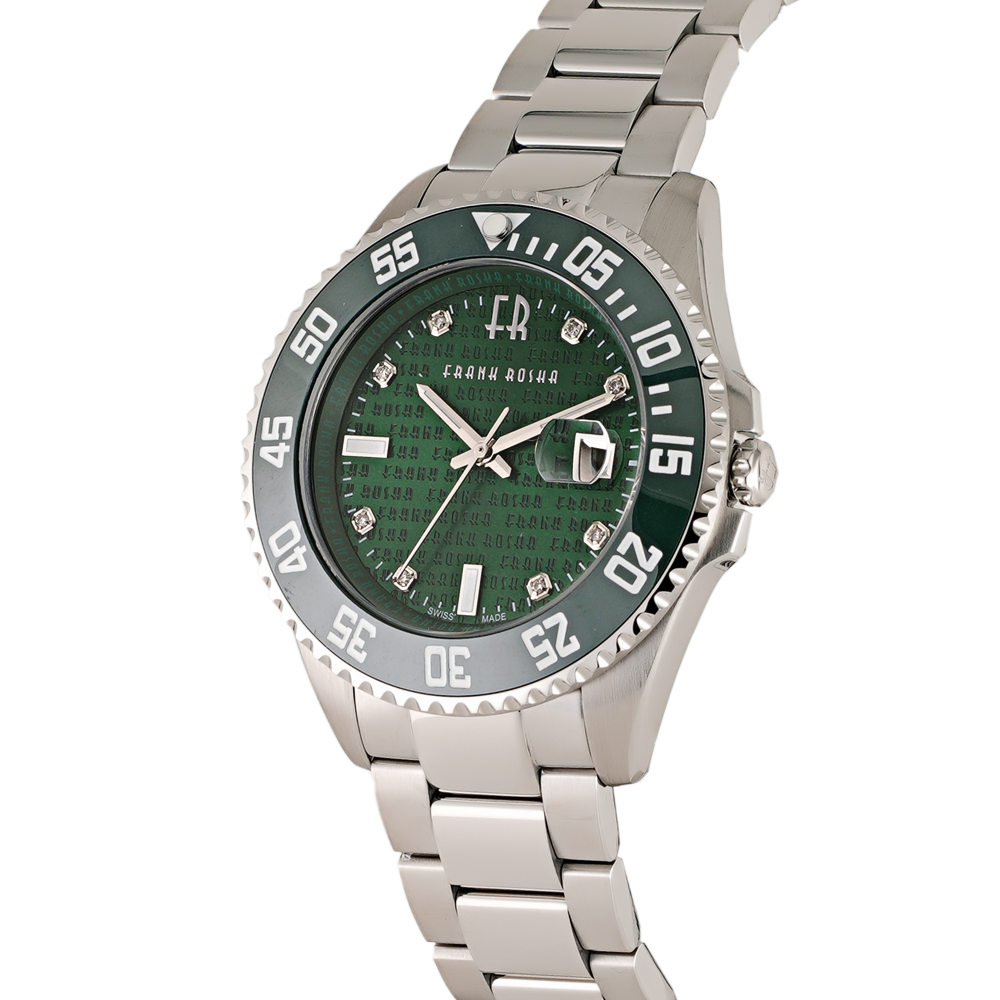 ساعة رجالية الماس ماركة فرانك روشا K1721S1