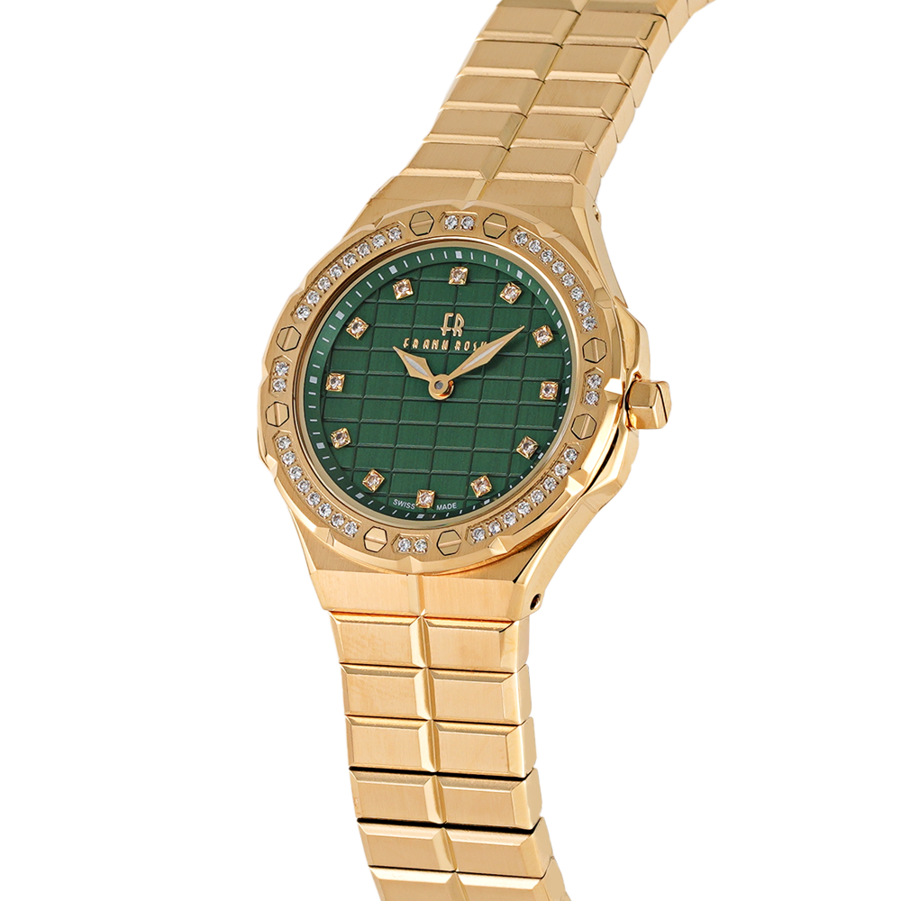 ساعة الماس نسائية ماركة فرانك روشا K1727G1