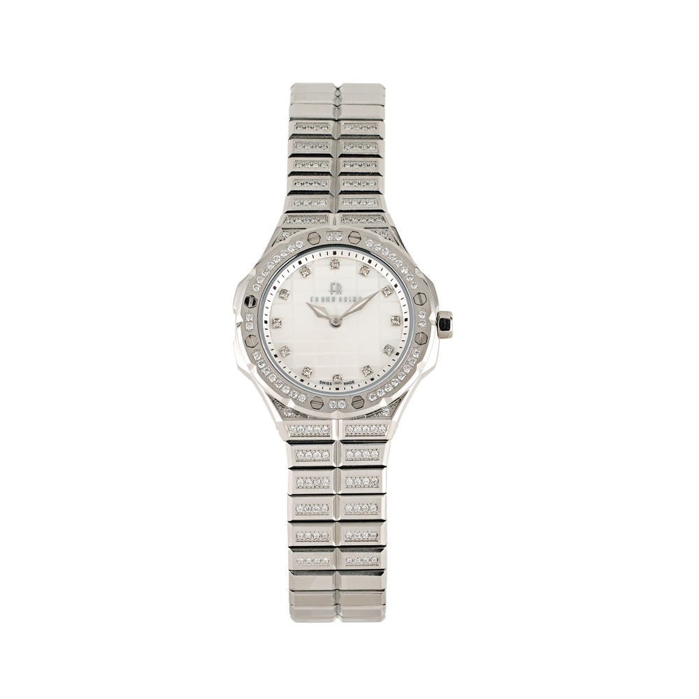 ساعة الماس نسائية ماركة فرانك روشا K1727S2