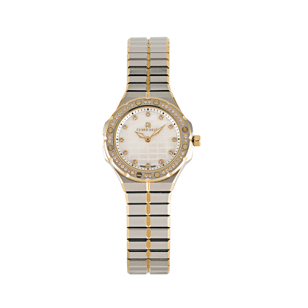 ساعة الماس نسائية ماركة فرانك روشا K1727V1
