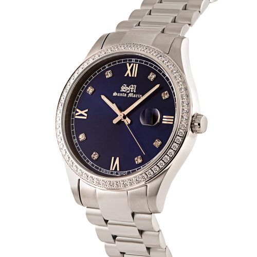 ساعة رجالية زركون ماركة سانتا مارين 1658