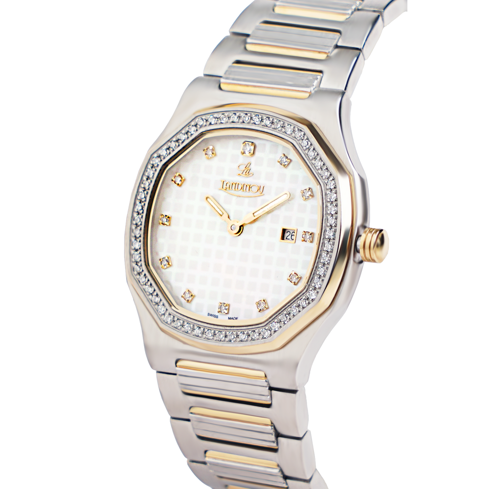 ساعة الماس نسائية ماركة لاندينوف K1676V2